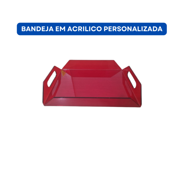 Bandeja em acrilico personalizada - Image 2