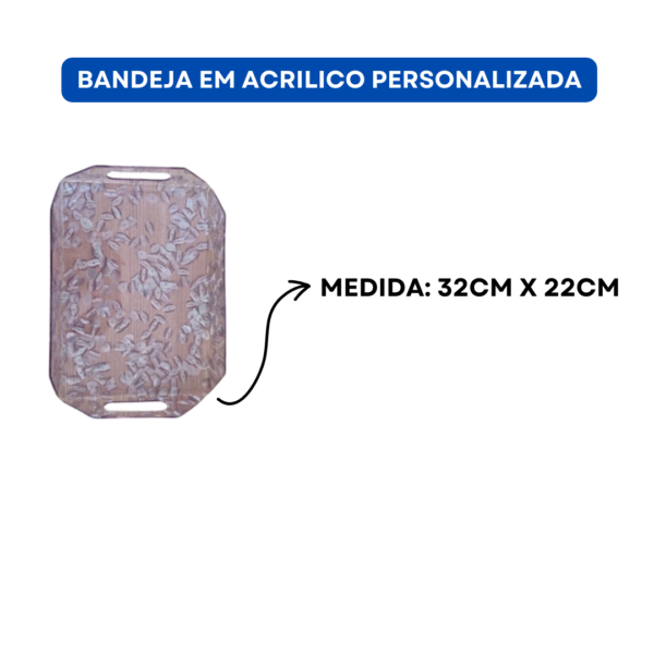 Bandeja em acrilico personalizada - Image 6