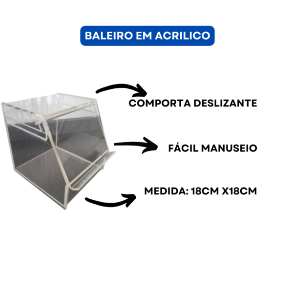 Baleiro em acrilico - Image 2